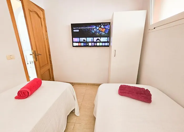 Luxury Sunset 408 Heated Pool With Air Condition And Sea Views Apartament Costa Adeje (Tenerife)