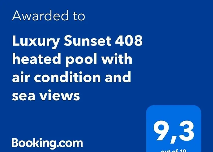 Luxury Sunset 408 Heated Pool With Air Condition And Sea Views Apartament Costa Adeje (Tenerife)